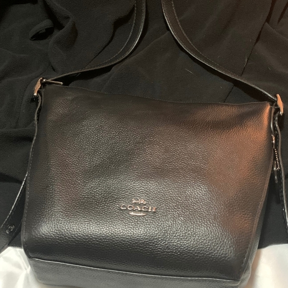 Black Coach Shoulder Bag - Picture 3 of 3